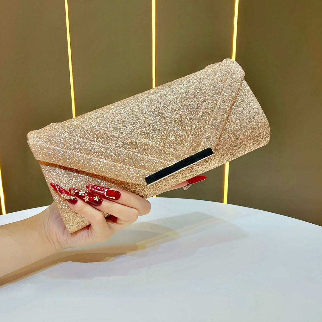 Sparkling Glittered Evening Clutch