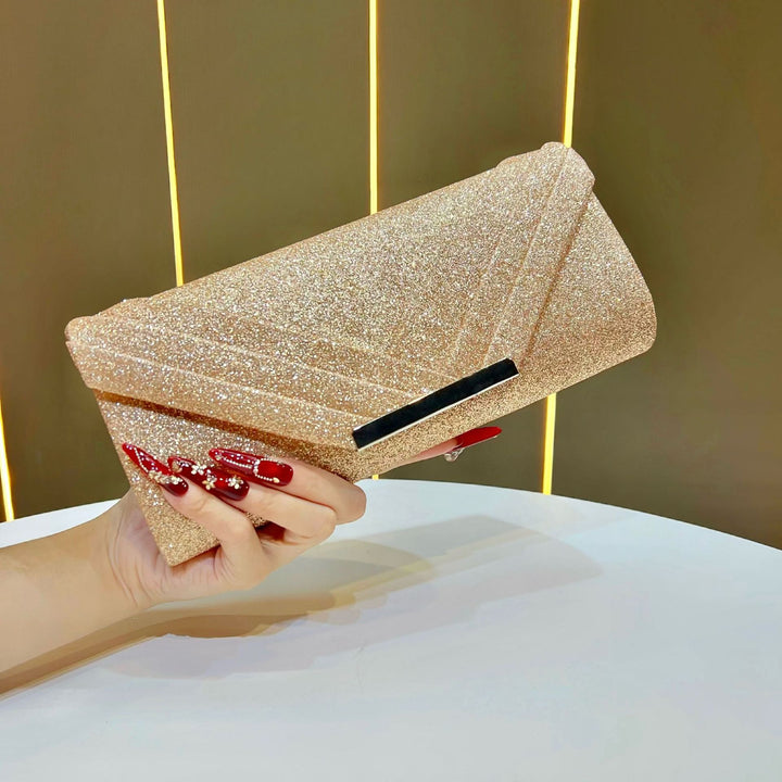 Sparkling Glittered Evening Clutch
