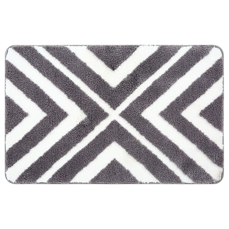 Modern Geometric Bathroom Mat Kalsten