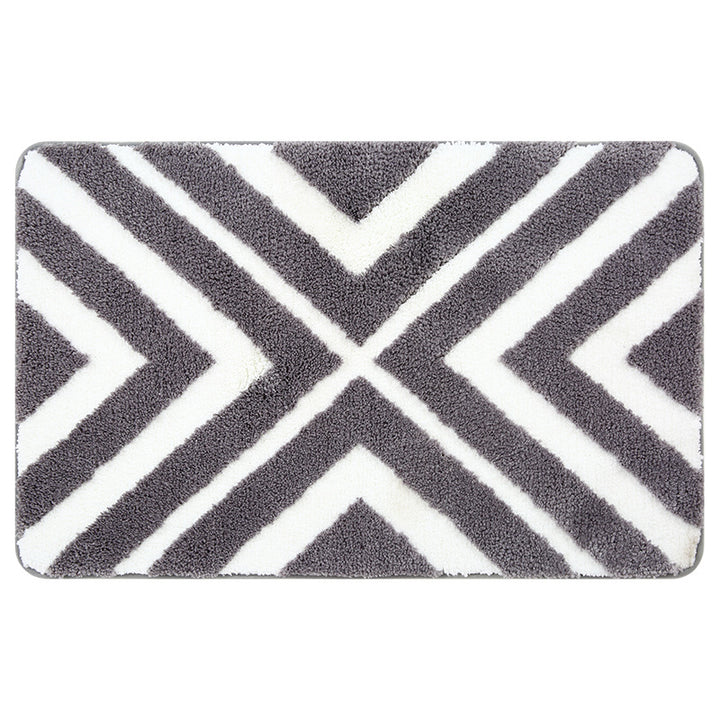 Modern Geometric Bathroom Mat Kalsten