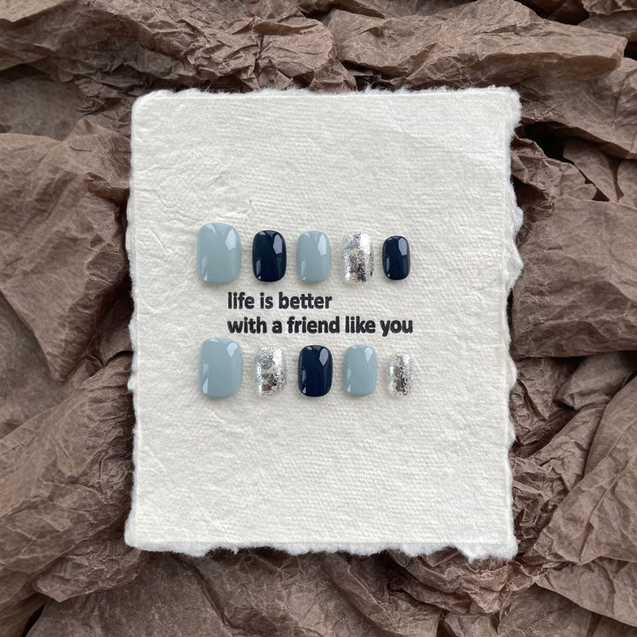 Artistic Press-On Nail Art Set