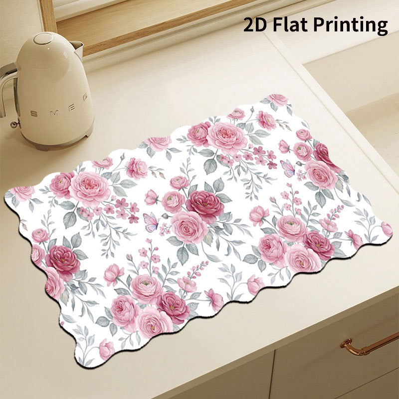 Checkered Kitchen Comfort Mat