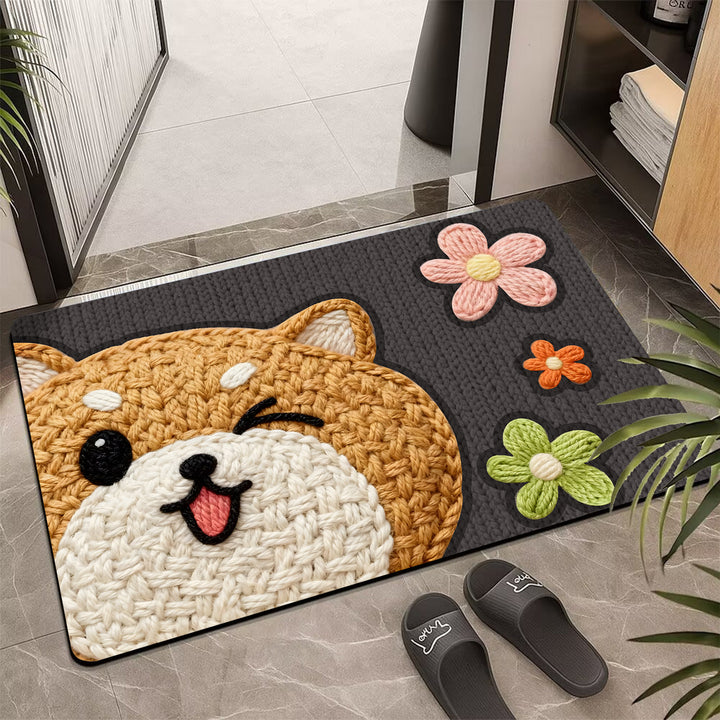 Cute Bear Shaped Welcome Mat