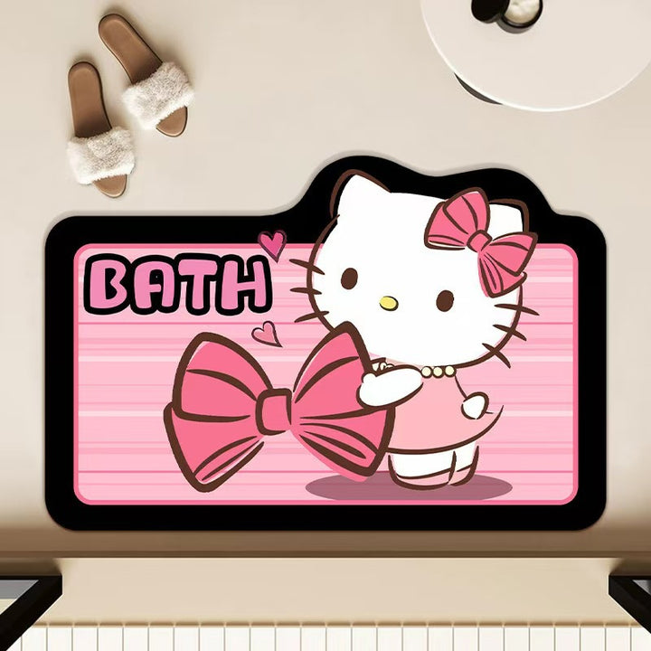 Hello Kitty-Themed Bath Mat Kalsten