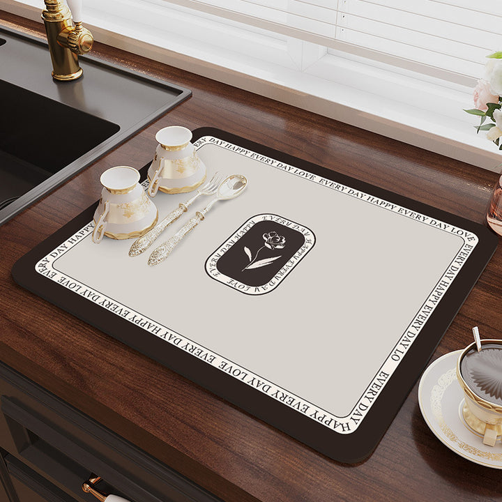Geometric Patterned Kitchen Mat Kalsten