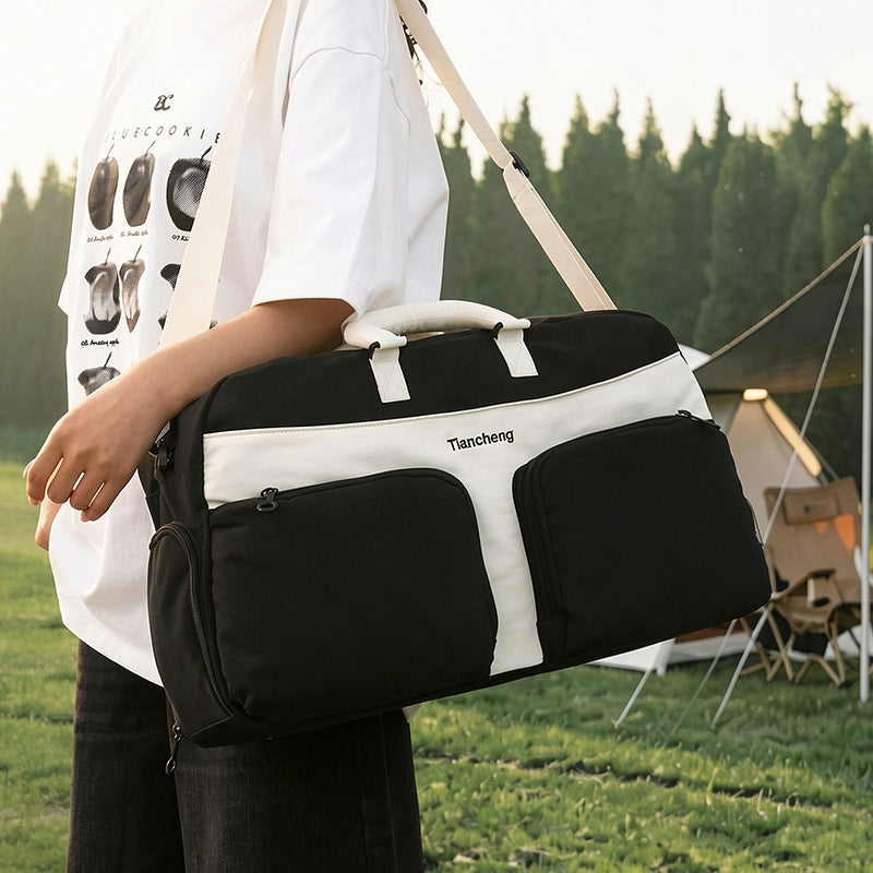Multi-Pocket Stylish Travel Duffel Bag Kalsten
