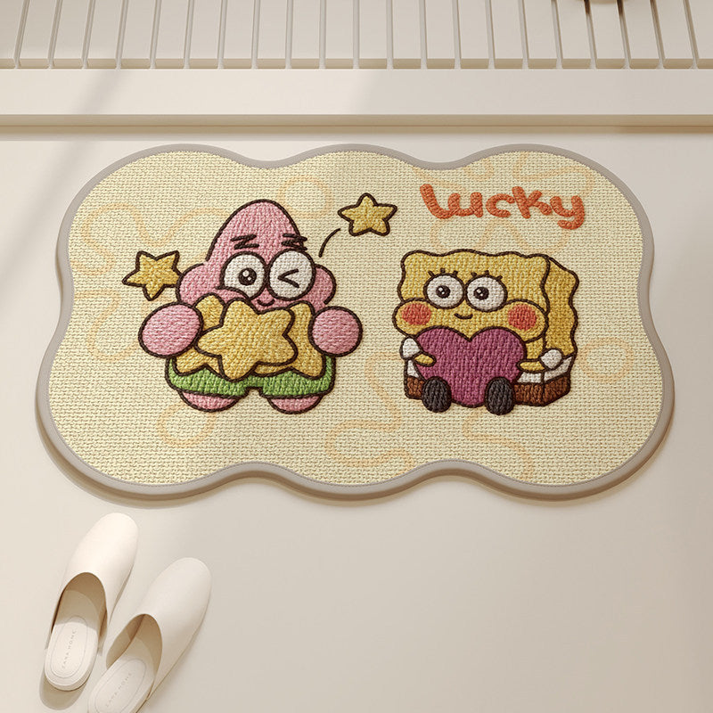 Playful Cartoon-Themed Area Rug