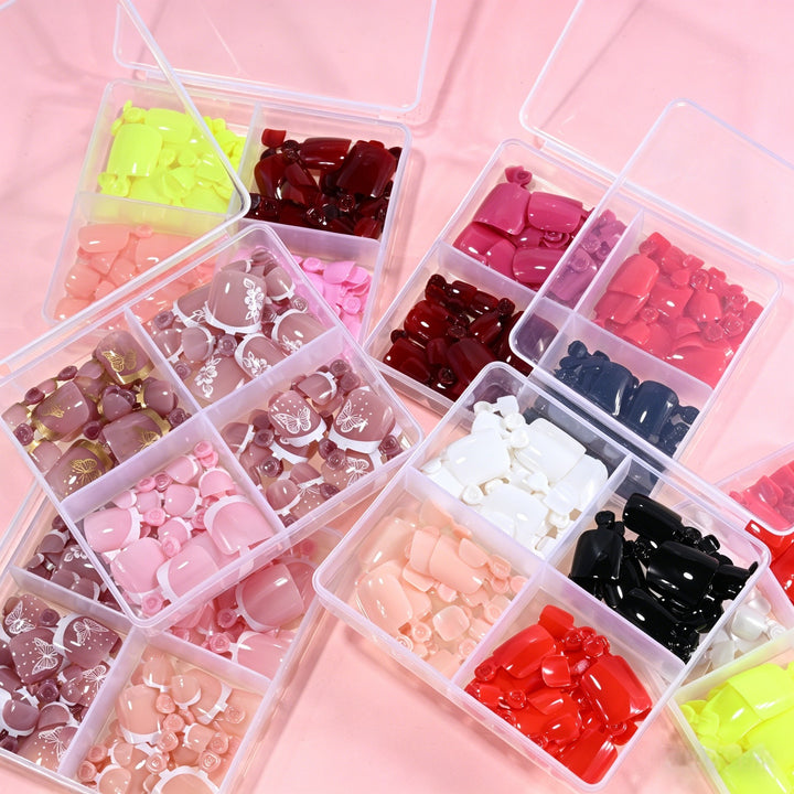 Elegant Press-On Nail Art Set