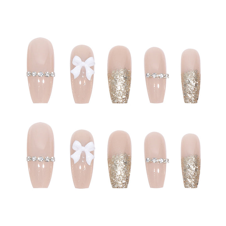 Elegant Decorative Press-On Nail Art Kalsten