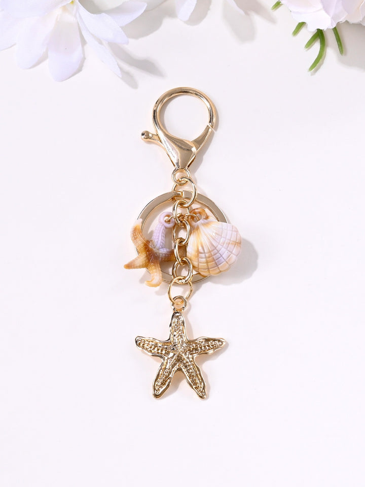 Keychain with Maritime Star Motif Kalsten