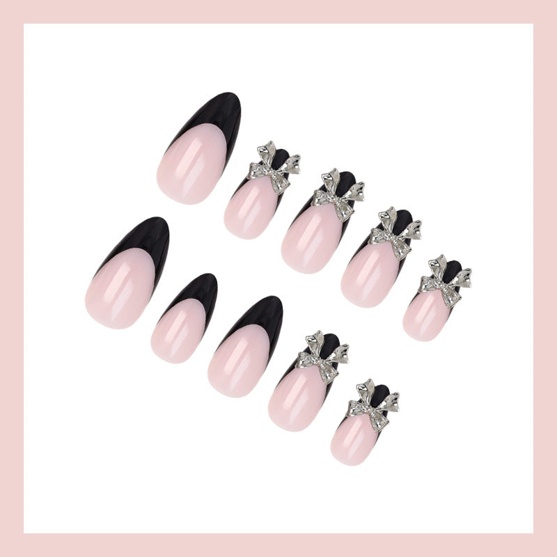 Nail art set with elegant tips and artistic embellishments Kalsten