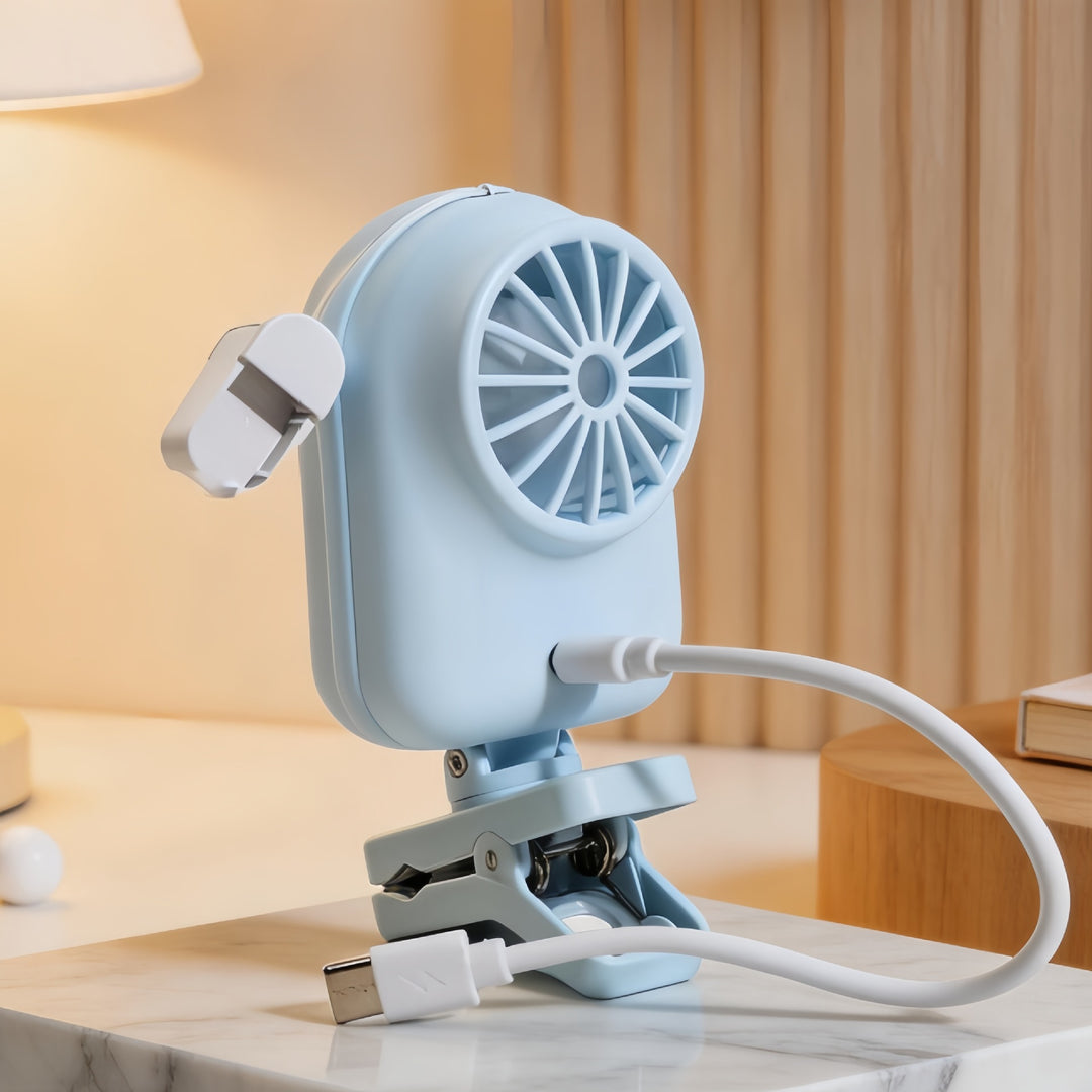 Portable Mini Fan with USB Connection and Adjustable Speed Kalsten