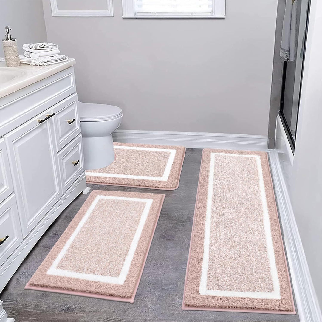 Modern Bathroom Mat Set