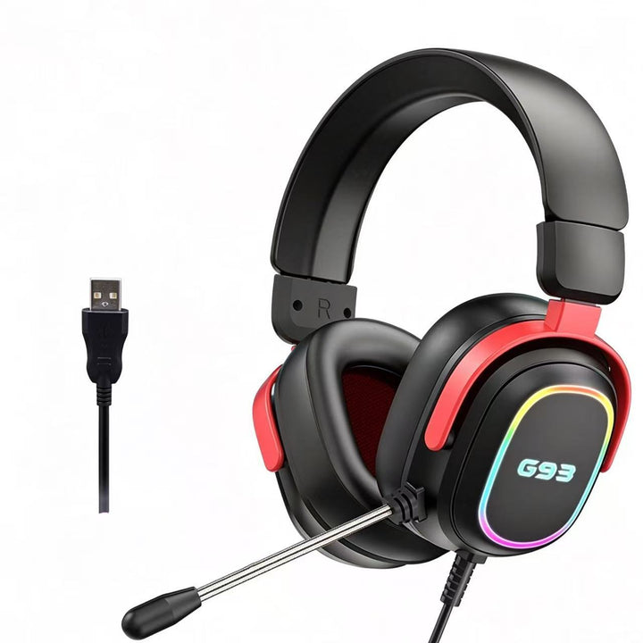 Gaming headset with RGB backlighting and comfortable padding Kalsten