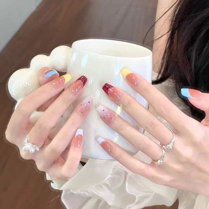 Artistic Press-On Nail Art Set