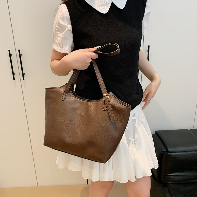 Spacious Everyday Shoulder Tote Bag Kalsten