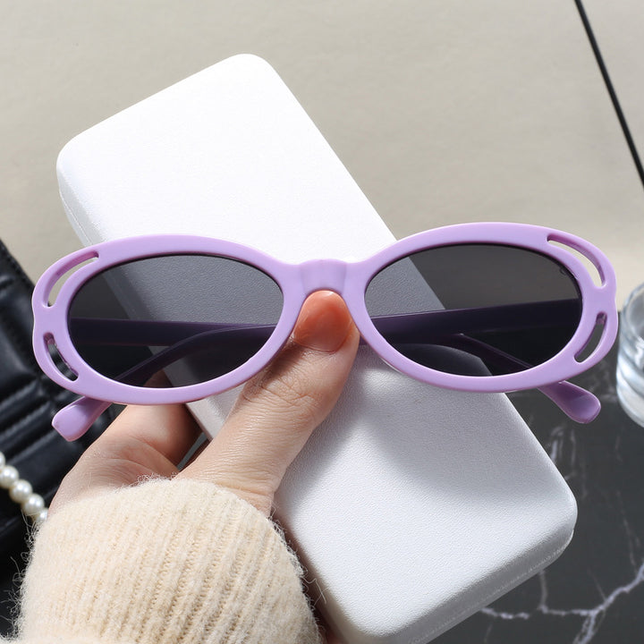 Women's fashionable sunglasses with oval frame and unique design Kalsten