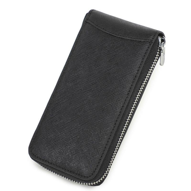 Zippered Leather Phone Pouch Kalsten
