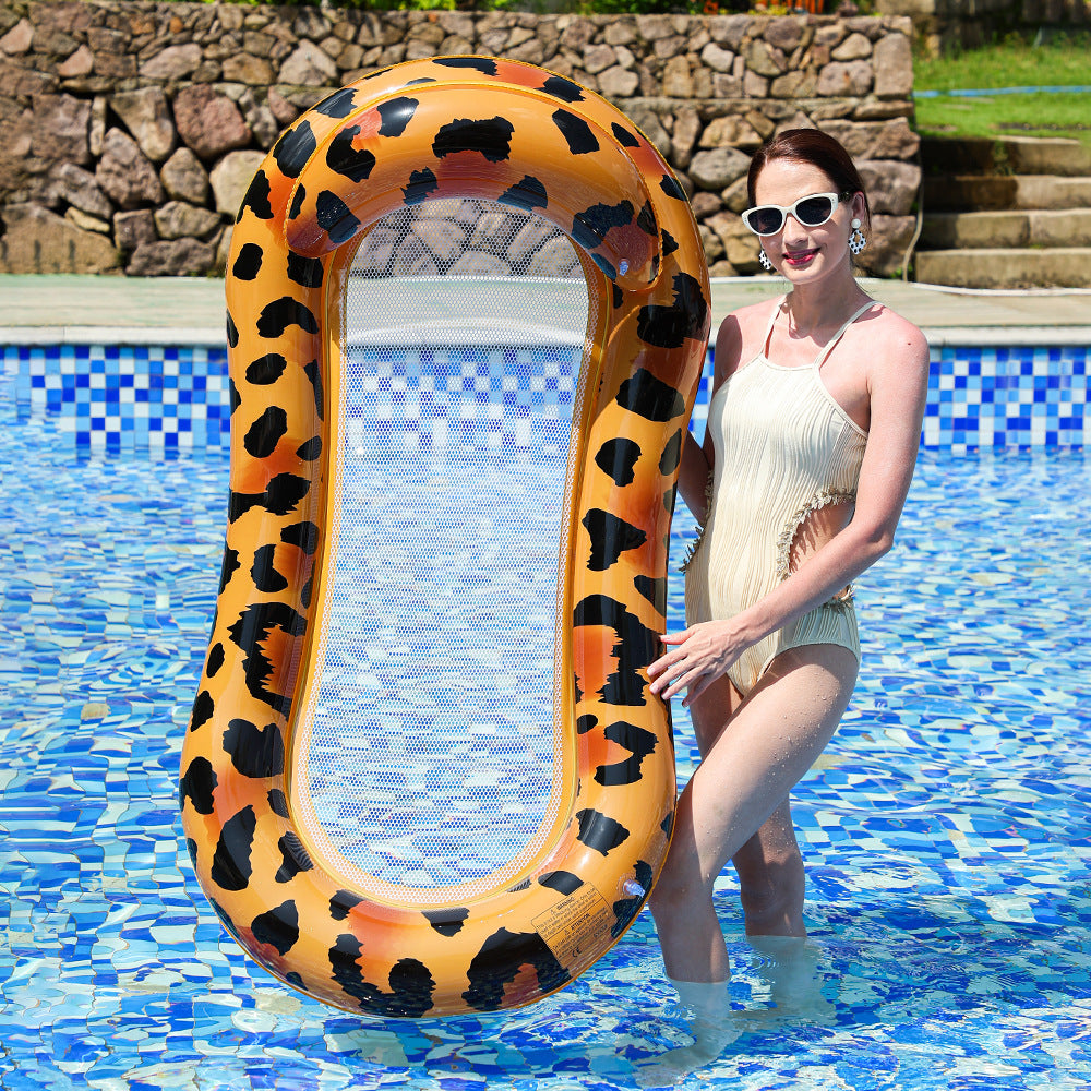 Women's Inflatable Luxury Swimming Island with Sun Protection Kalsten