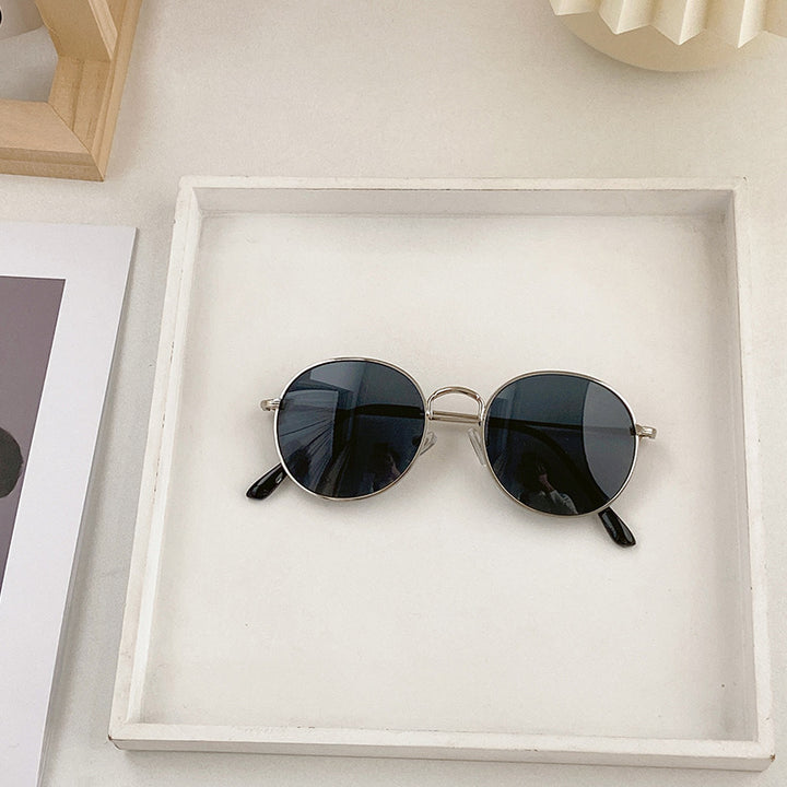 Fashion Round Sunglasses with Golden Frame Kalsten