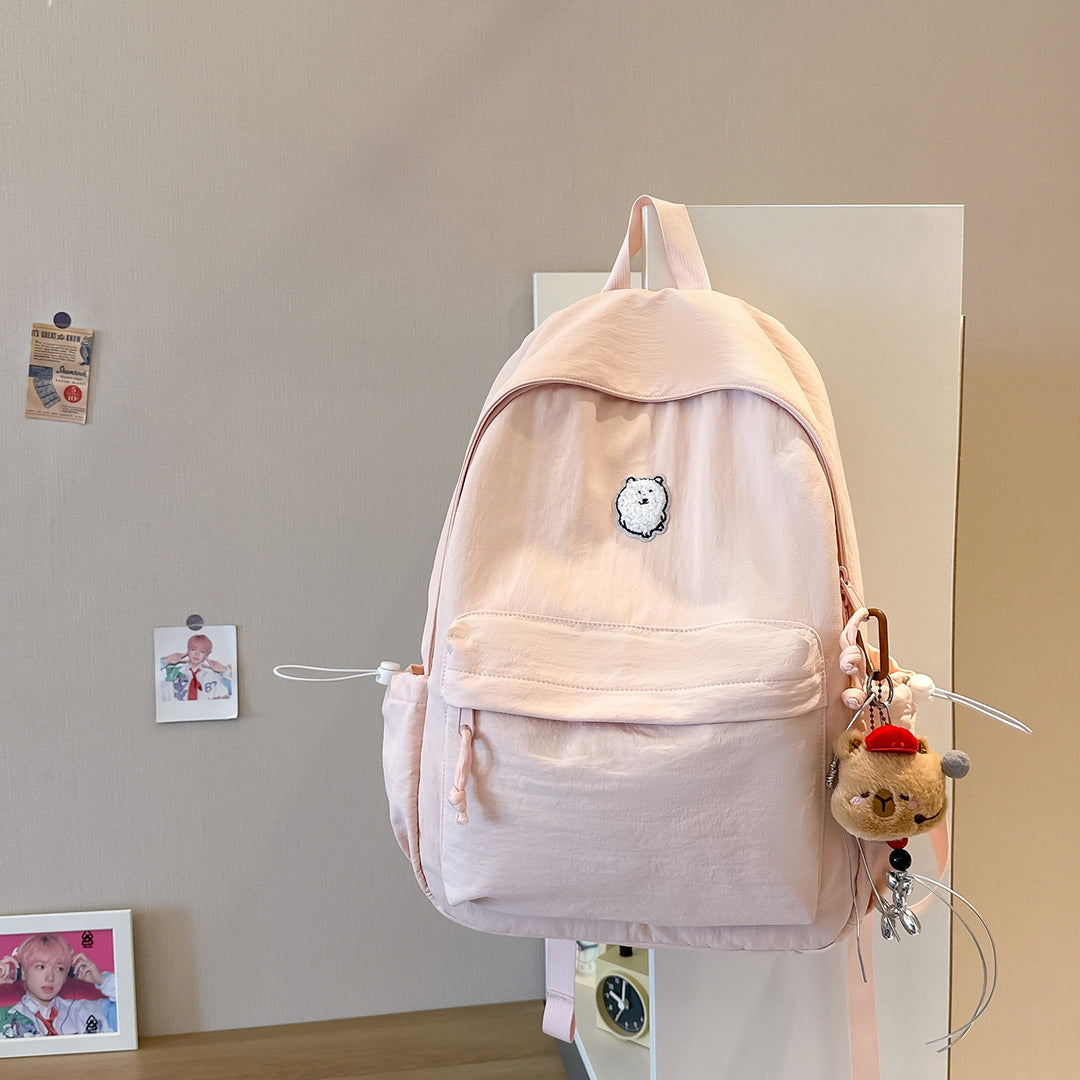 Casual Lightweight Backpack with Cute Character Charm Kalsten