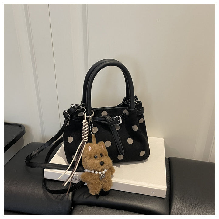 Stylish Polka Dot Handheld Tote Bag