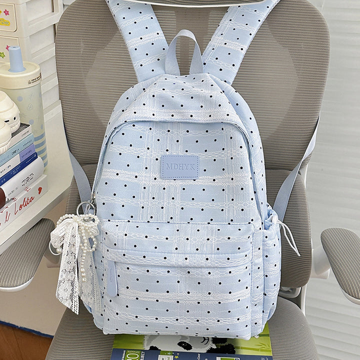 Compact Polka Dot Backpack Kalsten