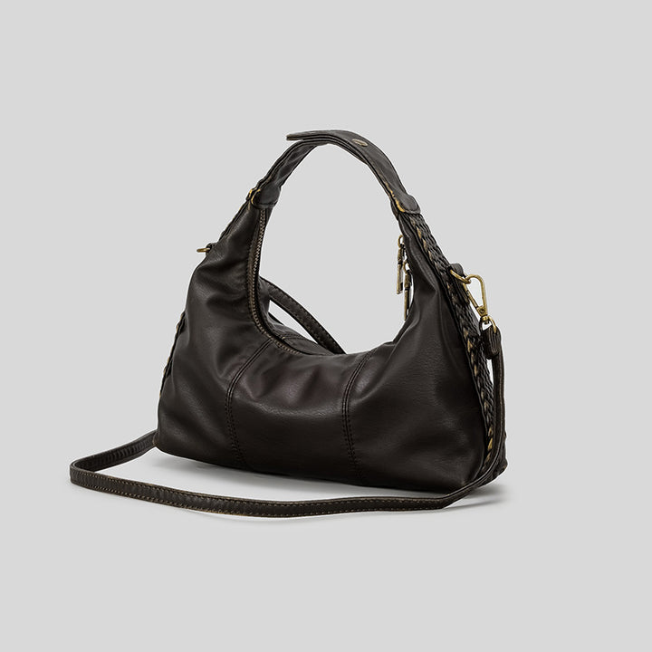 Braided Handheld Leather Bag