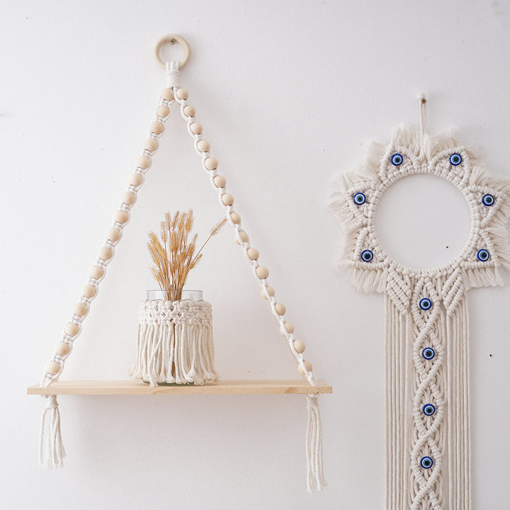 Macramé Wooden Shelf Kalsten