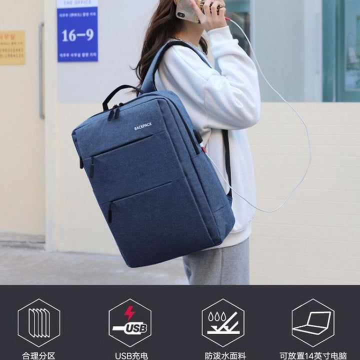 Multi-Compartment Laptop Backpack Kalsten
