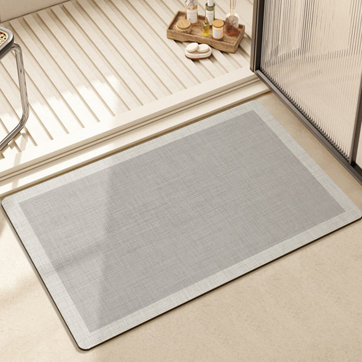 Modern Textured Bath Mat Kalsten