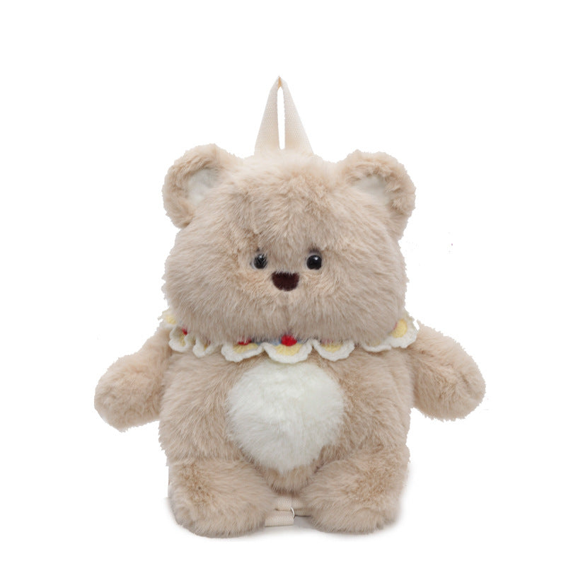 Plush Bear Backpack with Practical Carrying Handles Kalsten