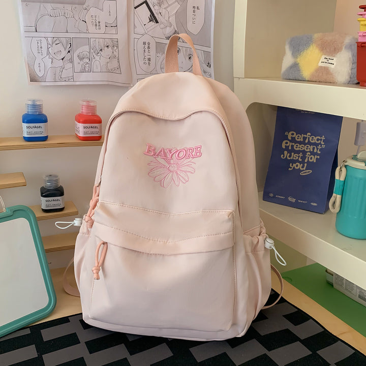 Floral Embroidered Casual Backpack Kalsten