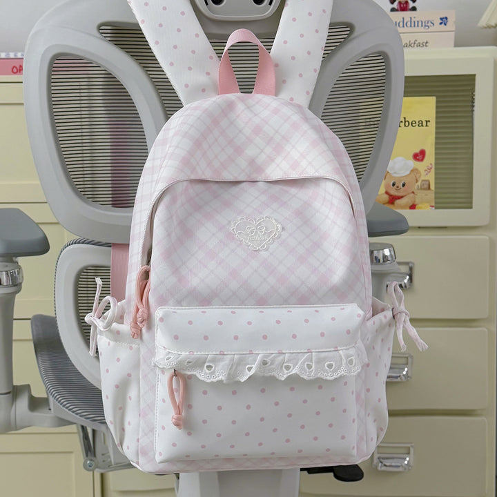 Playful Bunny-Ear Design Backpack Kalsten