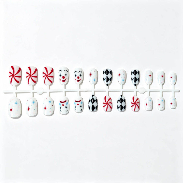 Artistic Playing Card Inspired Nail Art Set