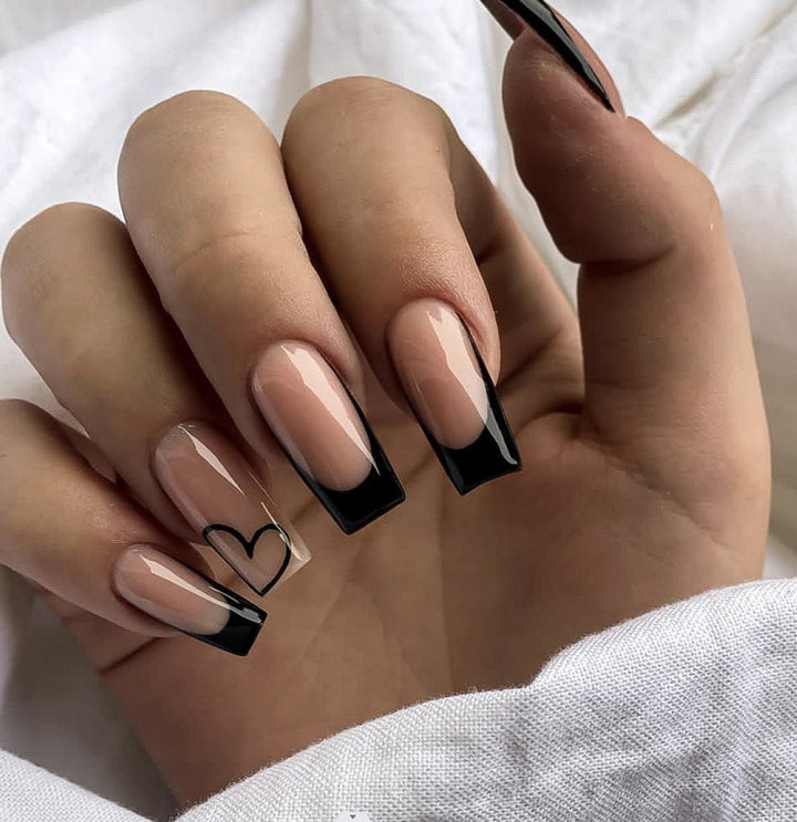 Elegant Square Tip Acrylic Nail Enhancements Kalsten