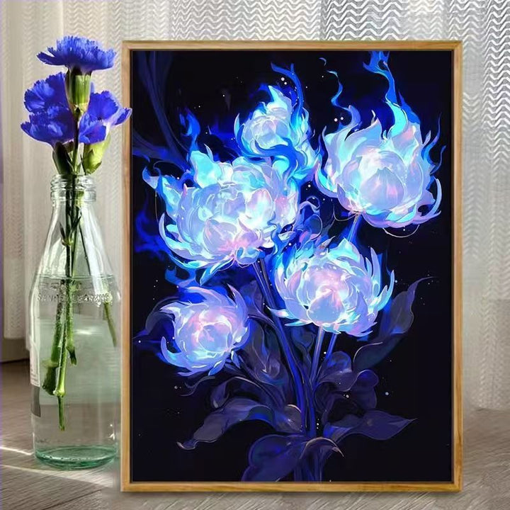 Floral Fantasy Illustration Art Print Kalsten