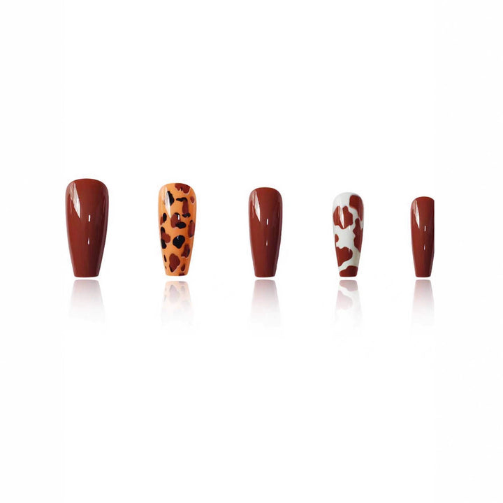Artistic Long Acrylic Nail Extensions Kalsten