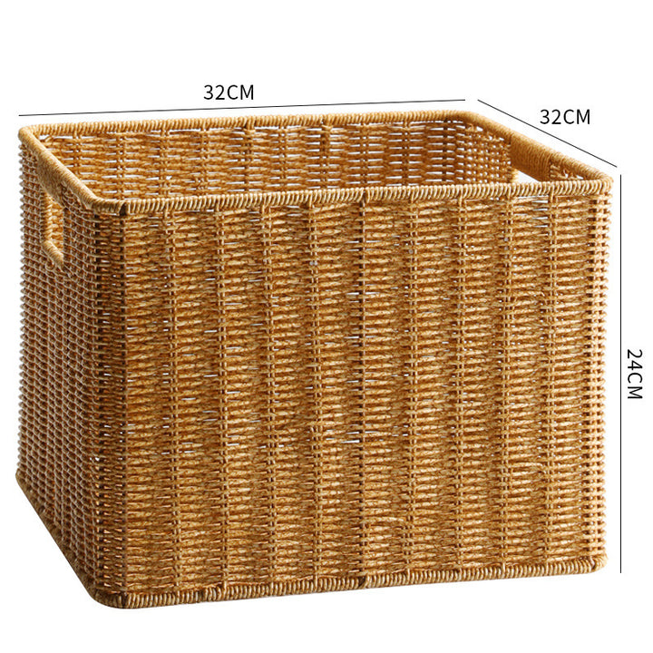 Handwoven Rectangular Storage Basket Kalsten