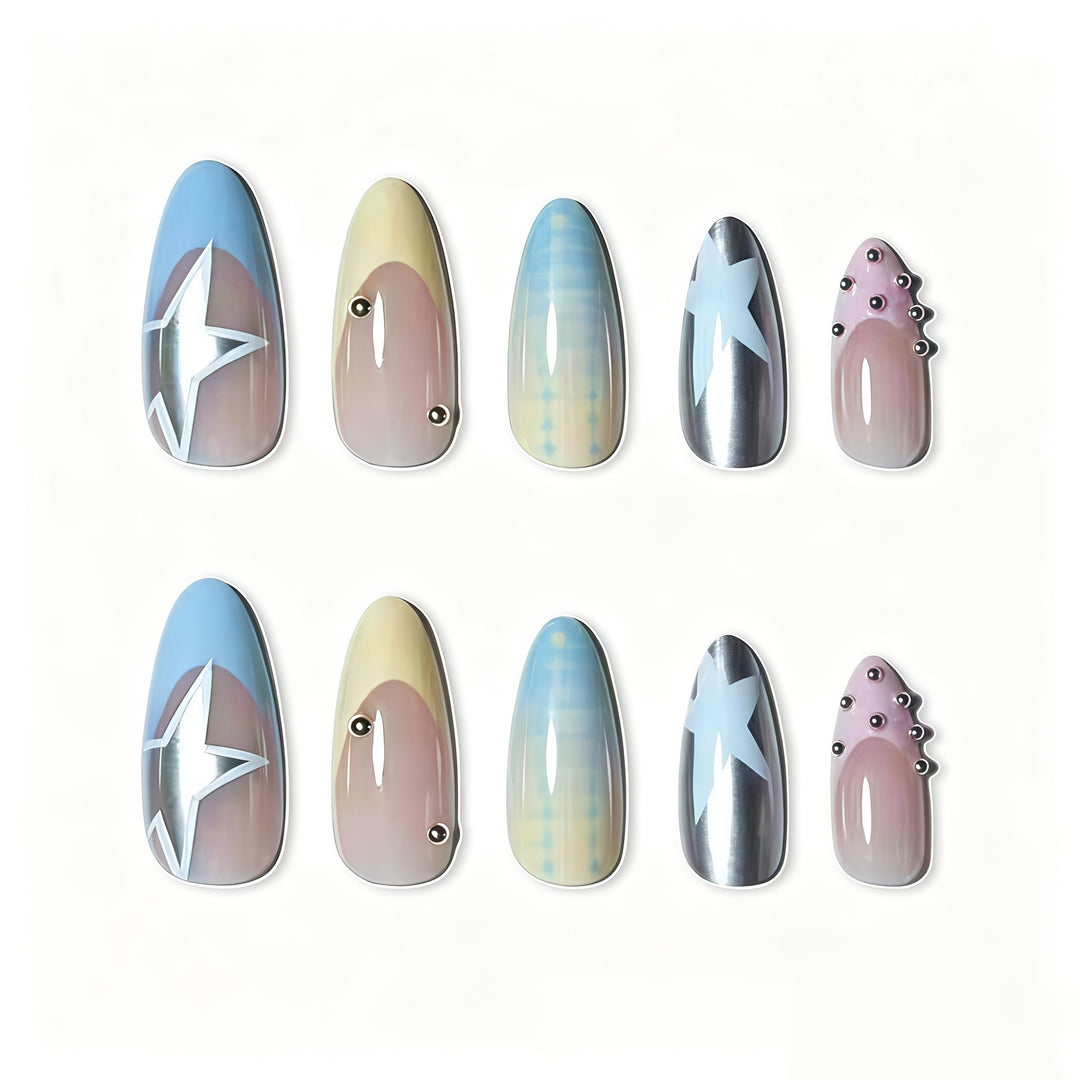 Chic Decorative Press-On Nail Art Kalsten