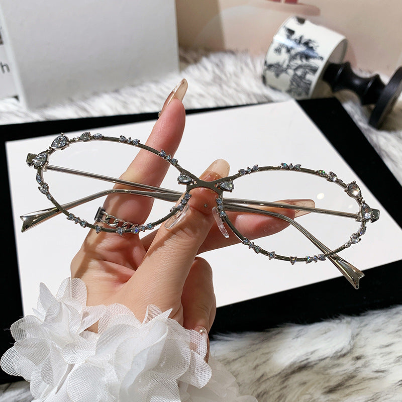 Women's exclusive sunglasses with sparkling rhinestone embellishment and elegant metal frame Kalsten