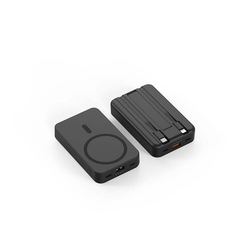 Magnetic Powerbank with Qi charging function and stand function Kalsten