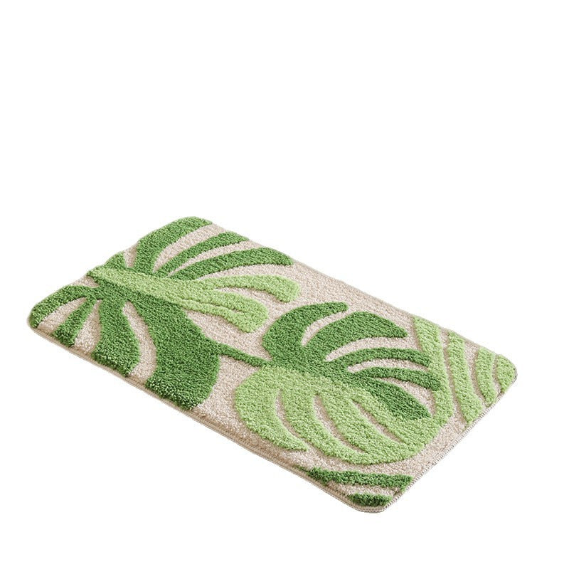 Floral-Themed Soft Bath Mat Kalsten