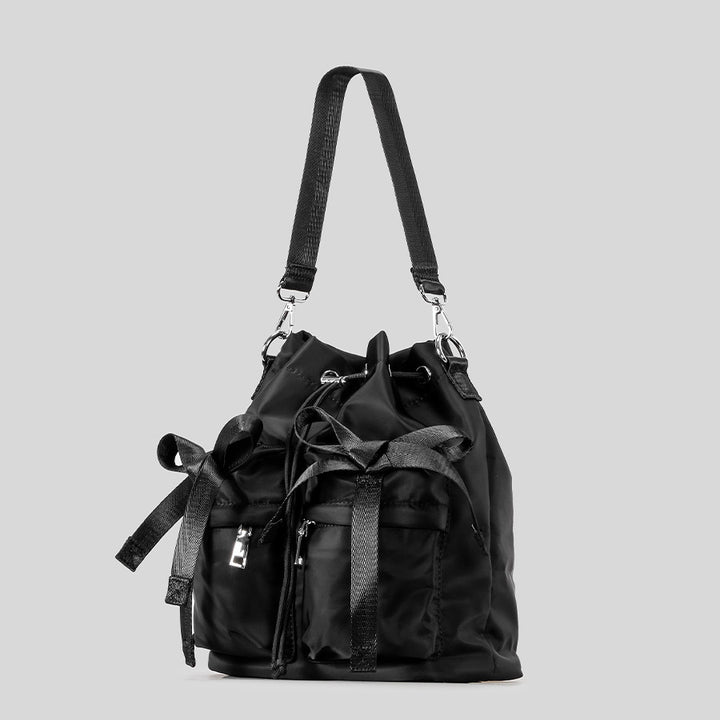 Stylish Casual Drawstring Bucket Bag