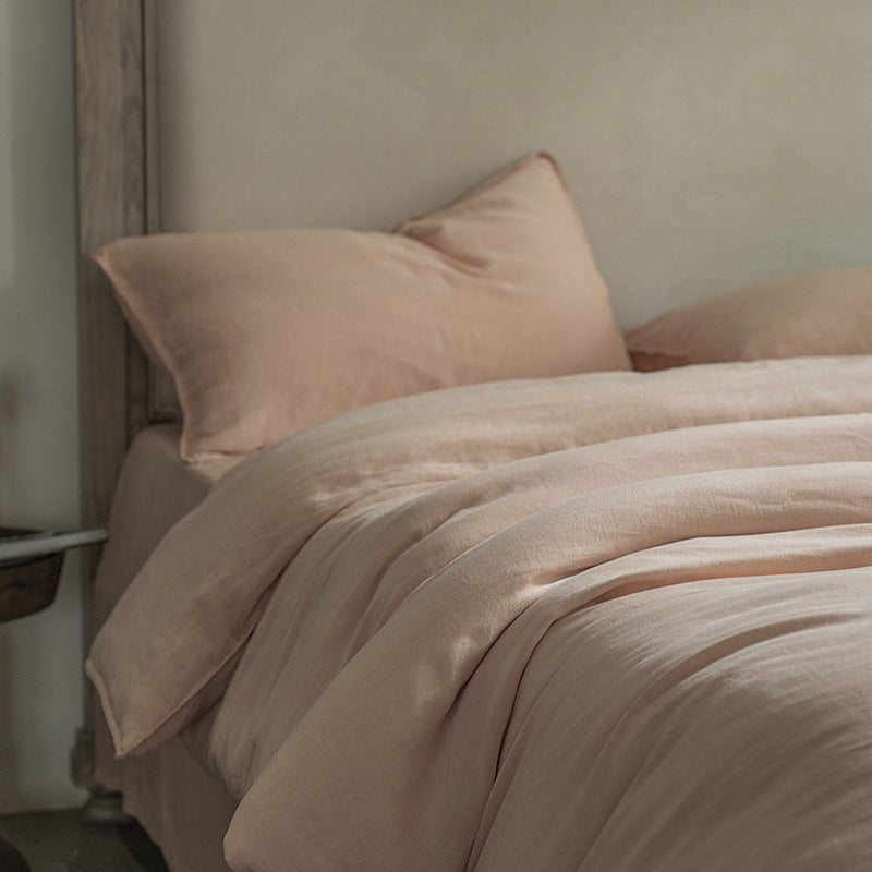 Linen bedding set
