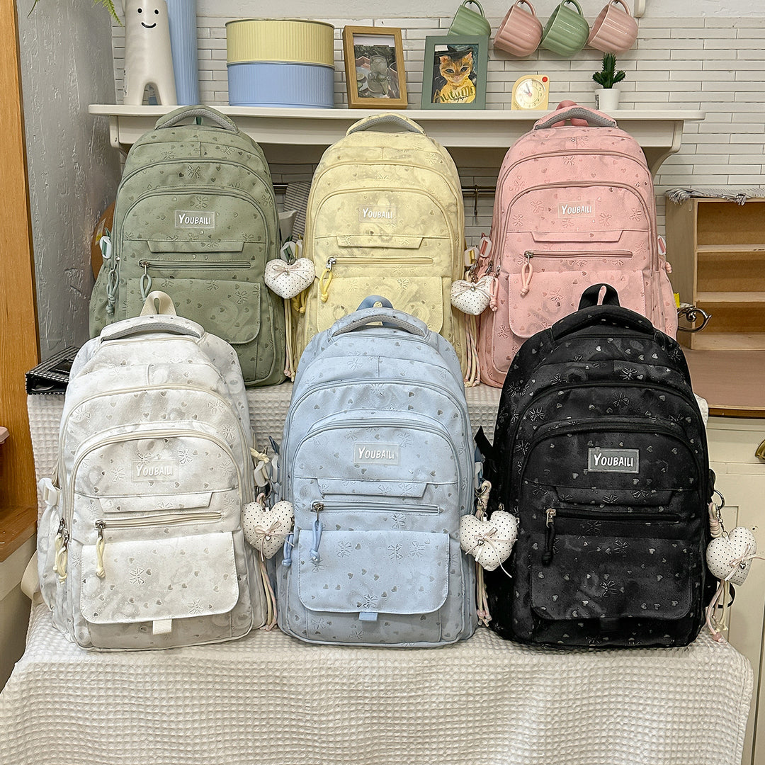 Charming Floral Print Backpack Kalsten