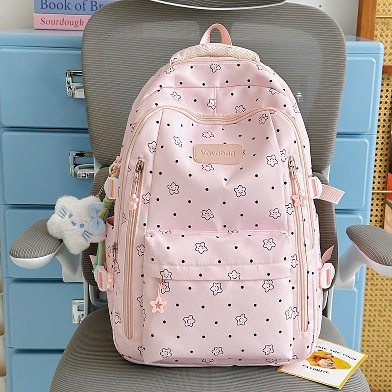 Trendy Floral Print Backpack Kalsten