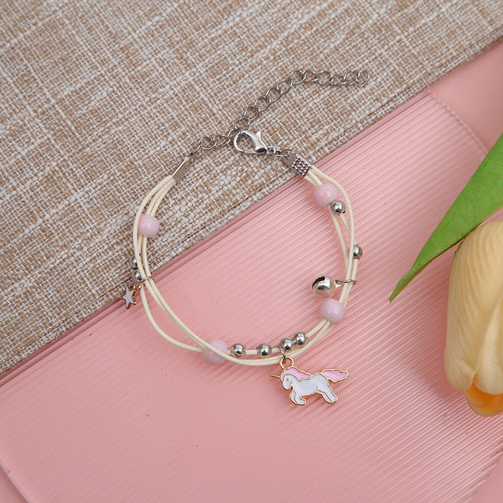 Elegant Unicorn Charm Bracelet Kalsten