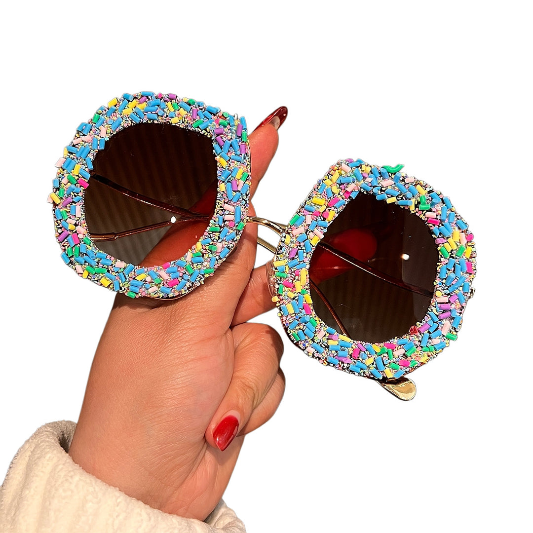 Women's fashion sunglasses with creative structures and colorful accents Kalsten