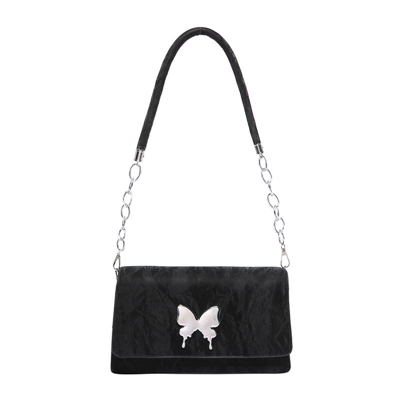 WoChic Designer Handbag with Butterfly Accent Kalsten